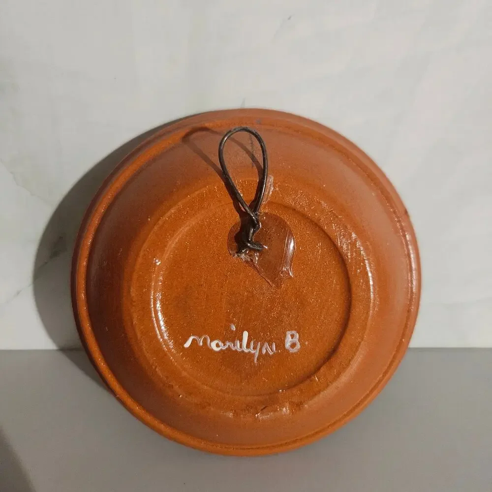 Handcrafted Hanging Ceramic Bowl Decor